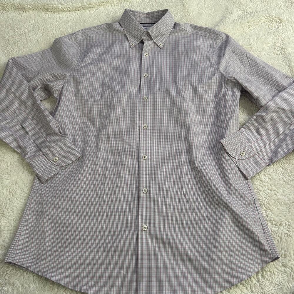 Charles Tyrwhitt Men's Multi-Color Slim Fit Dress Shirt 16.5/35 Business Preppy - Picture 2 of 7